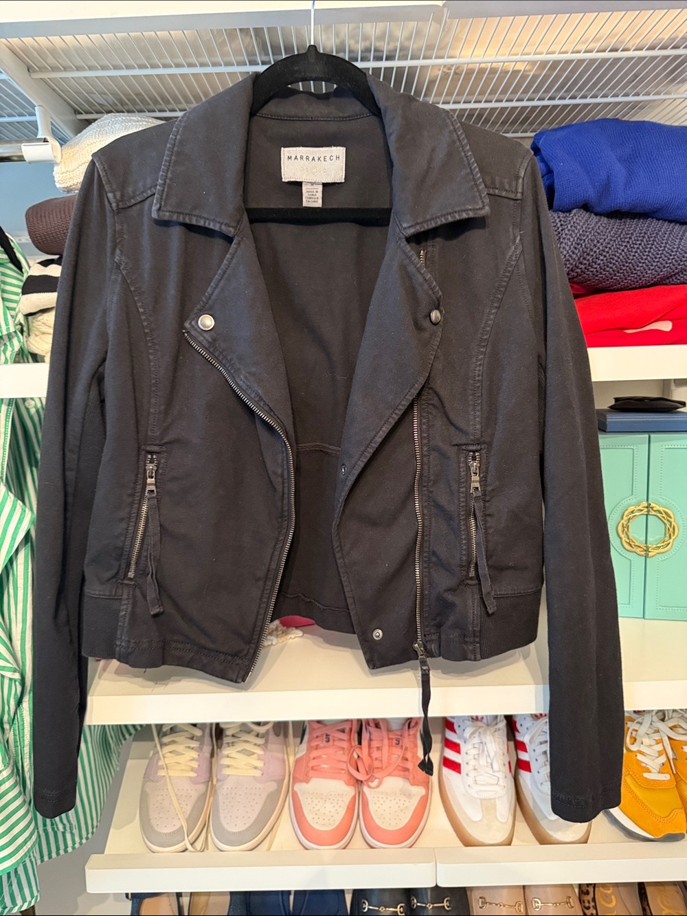 Marrakech Classic Black Moto Jacket